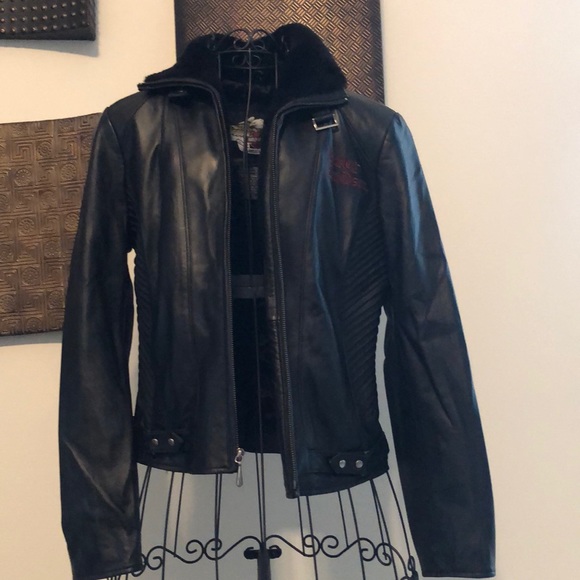 New!! Harley Davidson lamb leather jacket - Picture 9 of 10